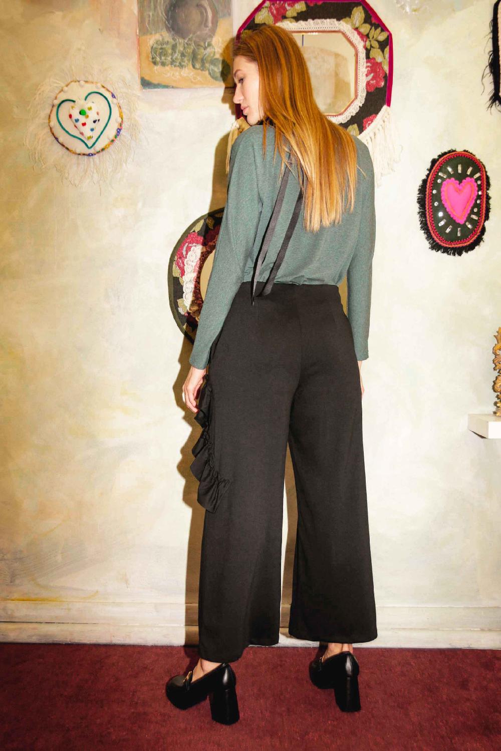 ROSÈ A POIS ZENITSU Pantalone con rouches 2025
