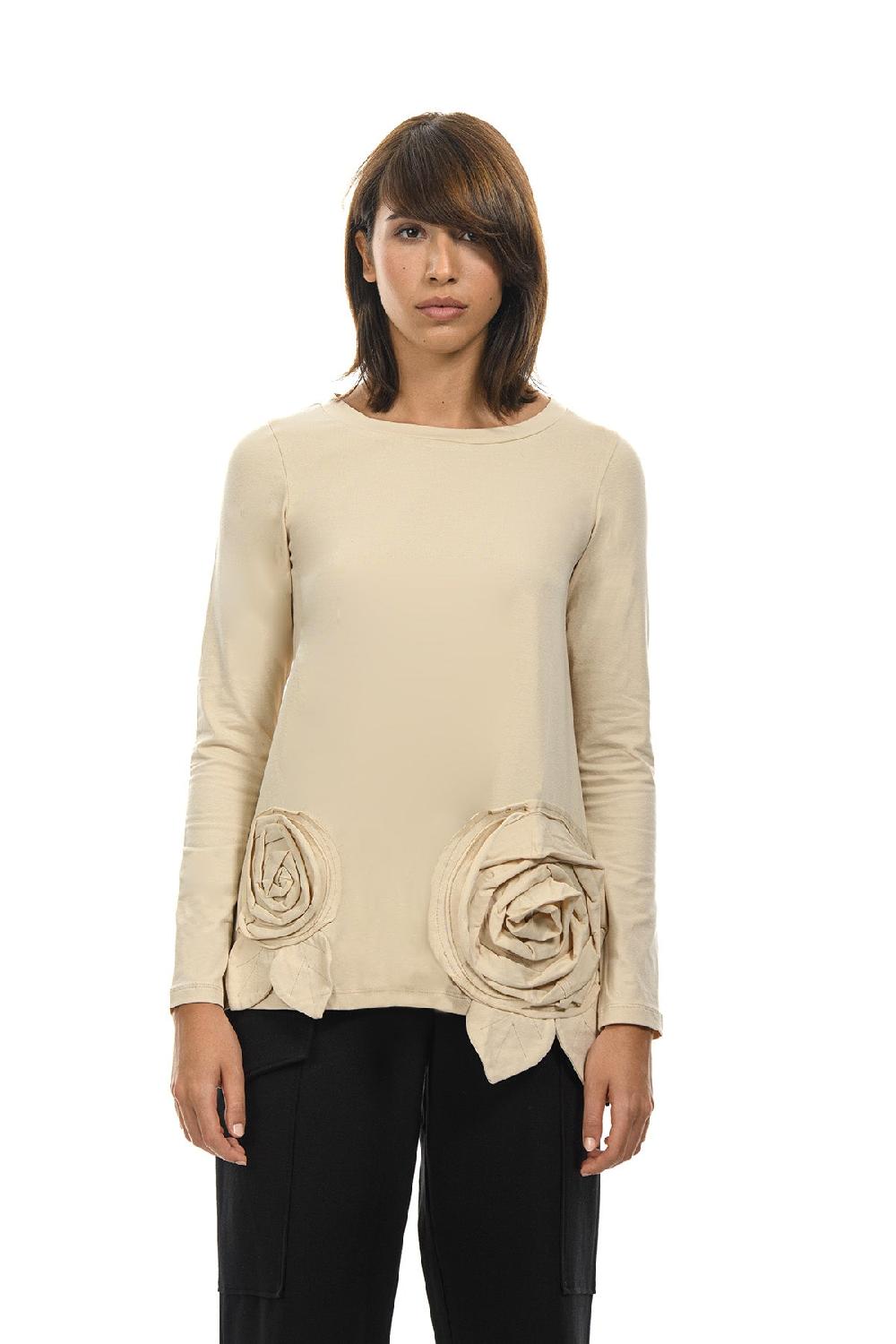 ROSÈ A POIS Pimpinella Grey T-shirt Saldi