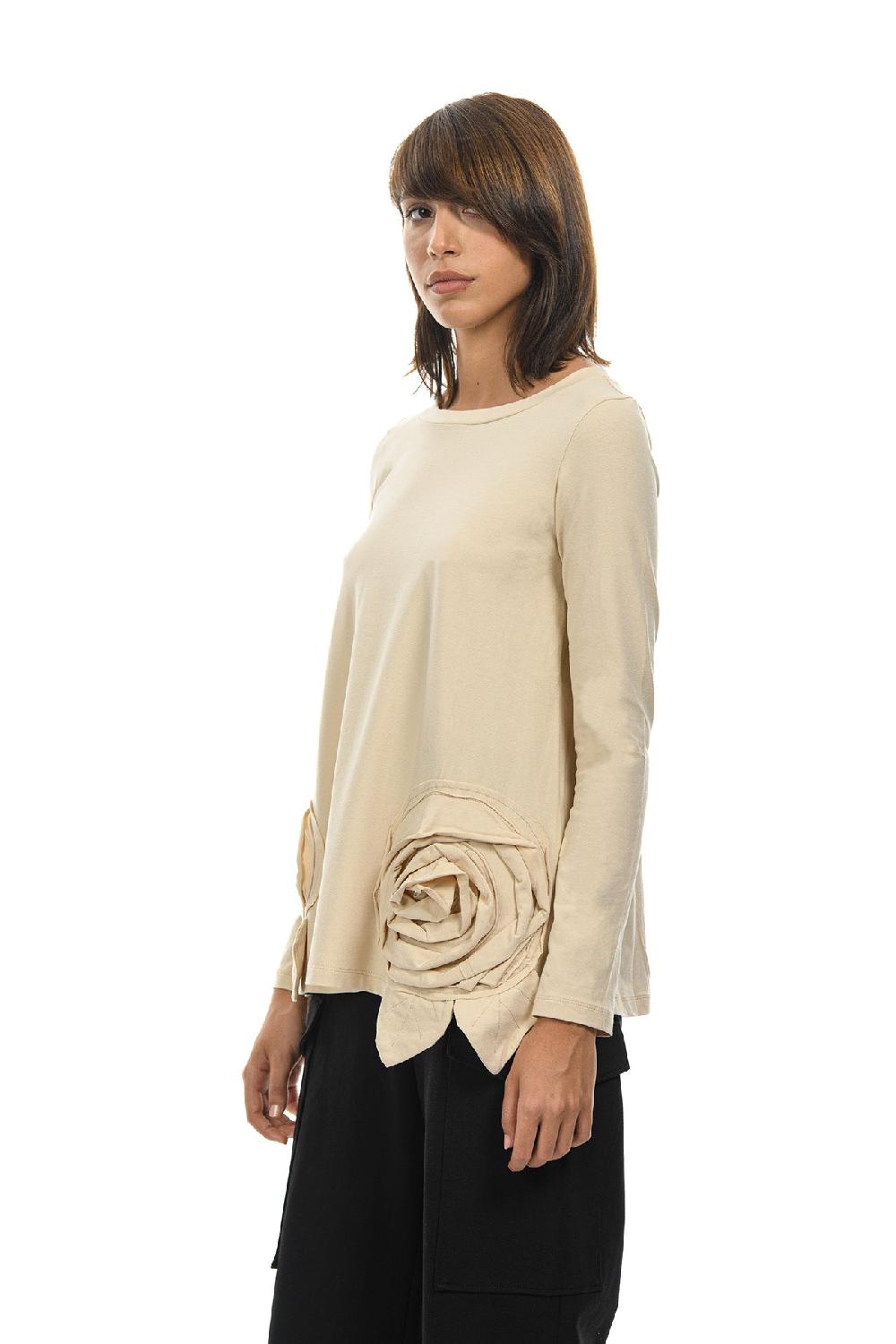 ROSÈ A POIS Pimpinella Grey T-shirt Saldi