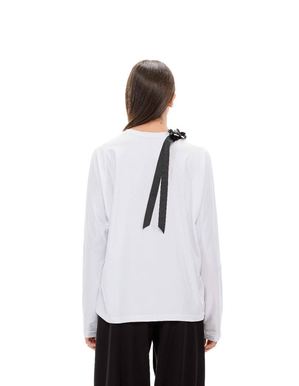 ROSÈ A POIS BLOOM T-shirt con dettaglio Negozi Online