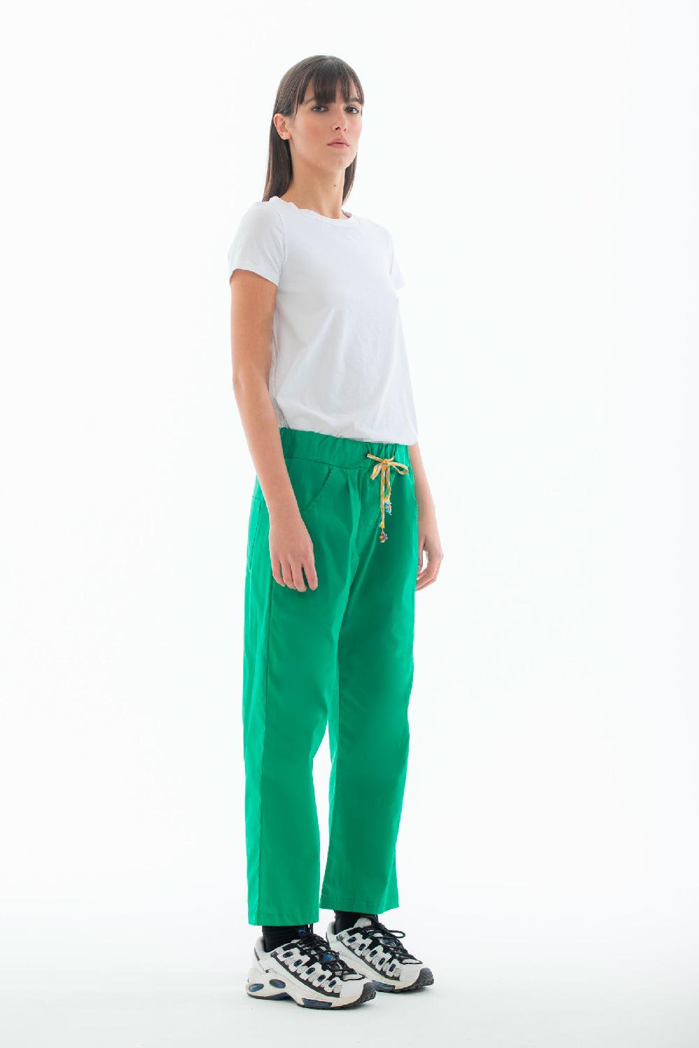 ROSÈ A POIS Mago di Oz Pantalone Verde