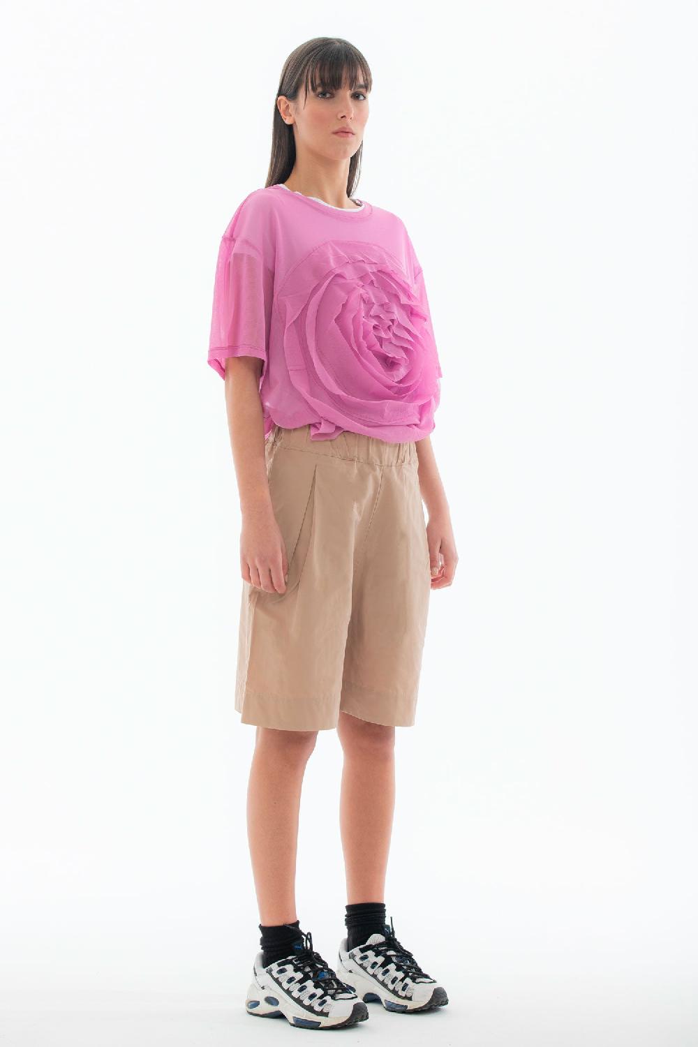 ROSÈ A POIS Peggy T-shirt Rosa Presa