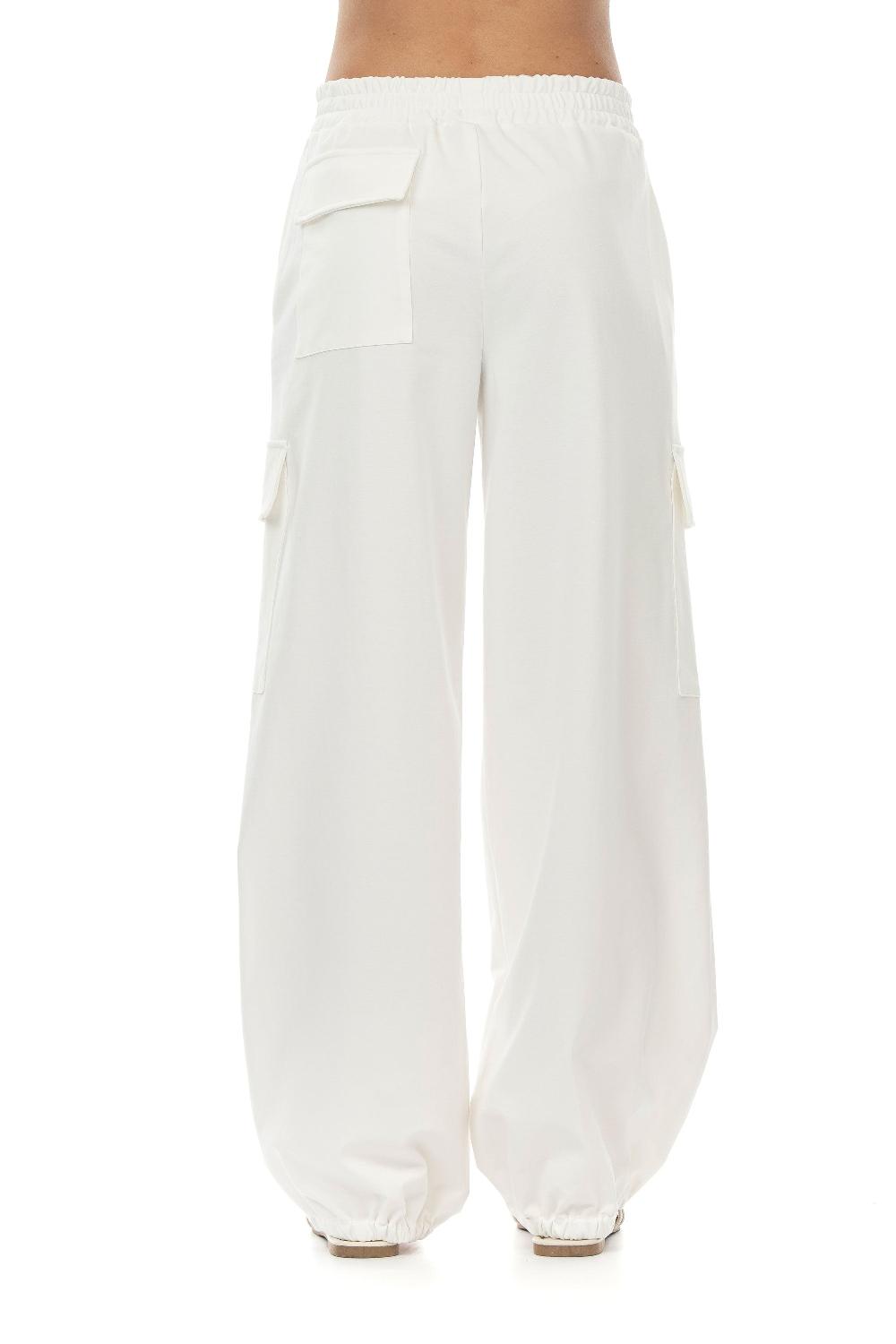 ROSÈ A POIS Pippo Pantalone Bianco Negozio
