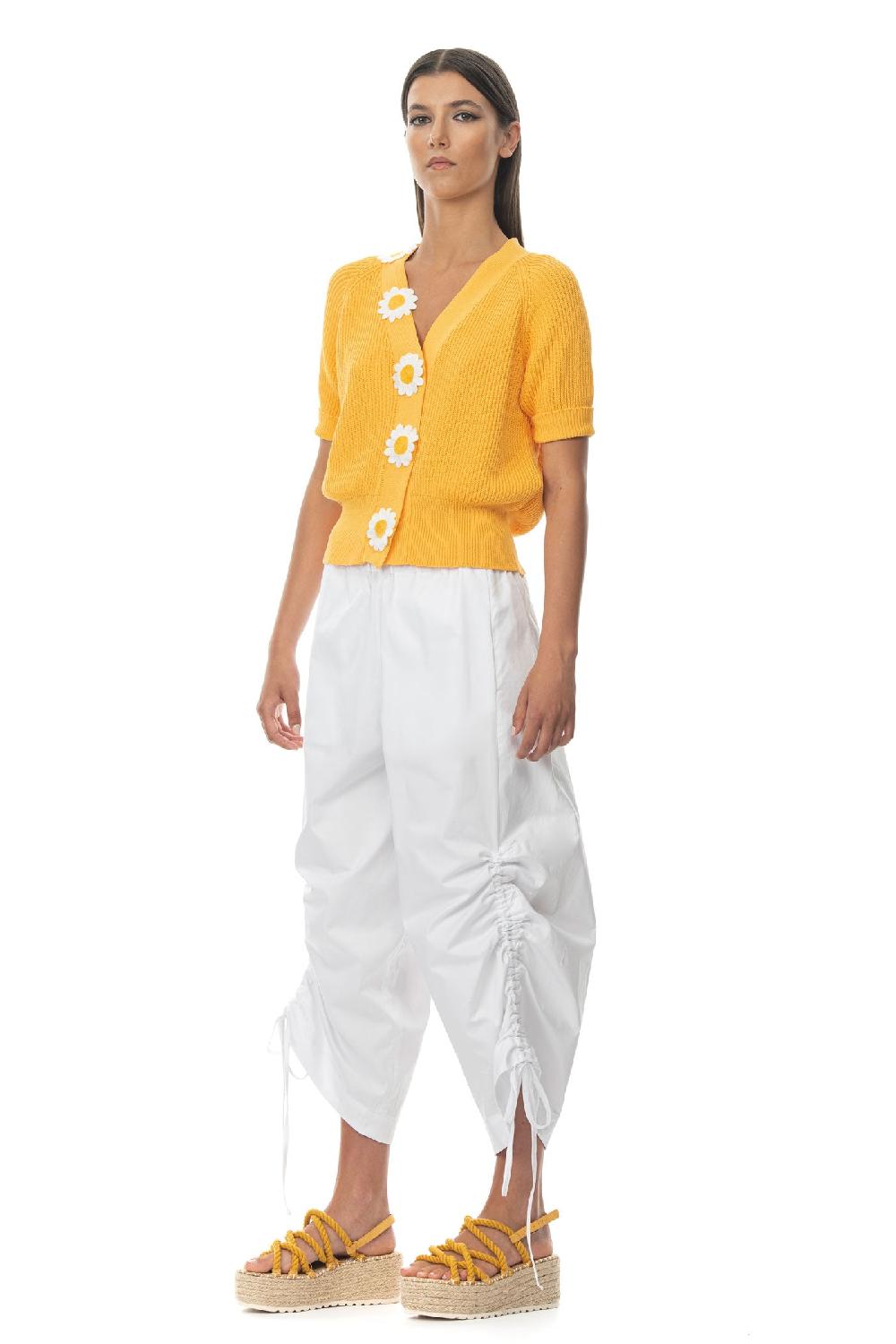 ROSÈ A POIS Pesciolino D'oro Cardigan Negozi Online
