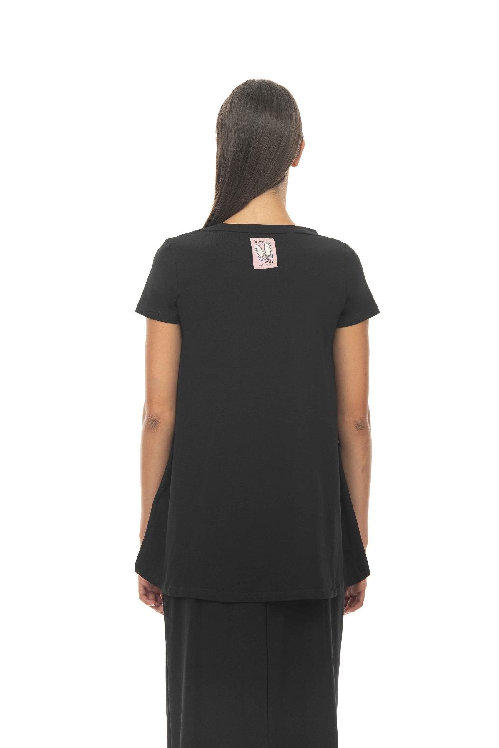 ROSÈ A POIS Fiorella T-shirt Qualità