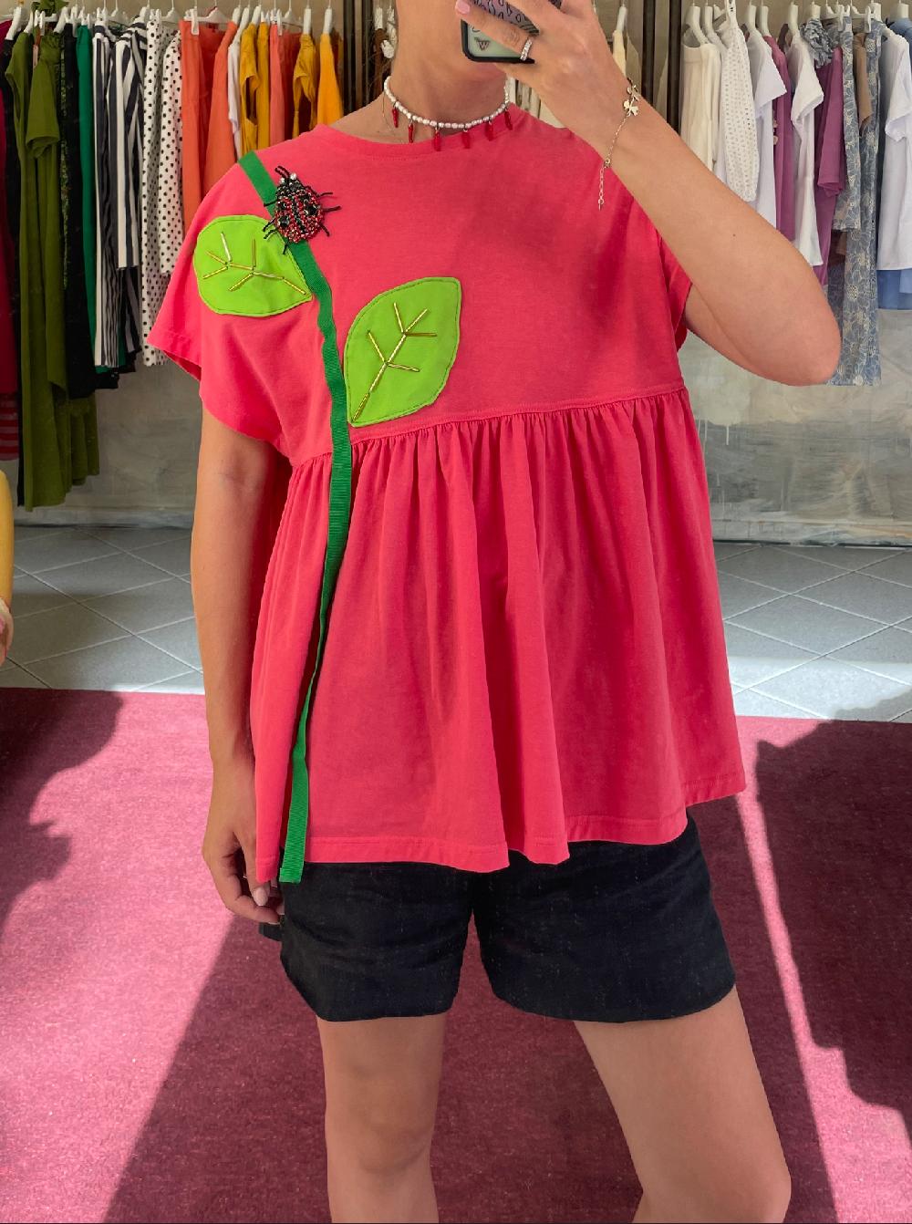 ROSÈ A POIS Fogliolina T-shirt Shopping Online