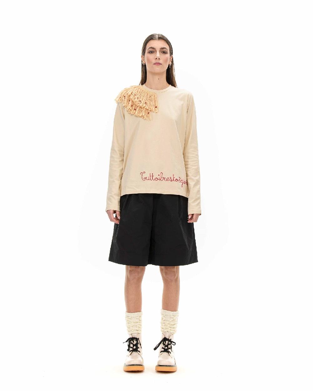 ROSÈ A POIS SERENELLA T-shirt avorio Qualità