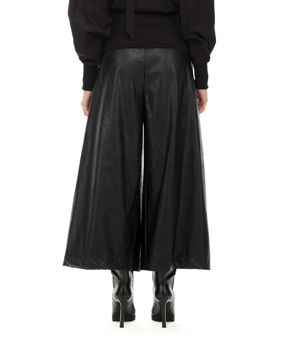 ROSÈ A POIS ODETTA Pantalone in ecopelle Promozione