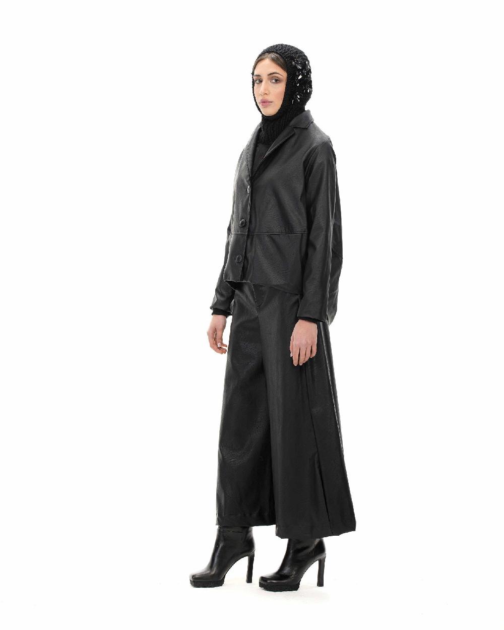 ROSÈ A POIS ODETTA Pantalone in ecopelle Promozione