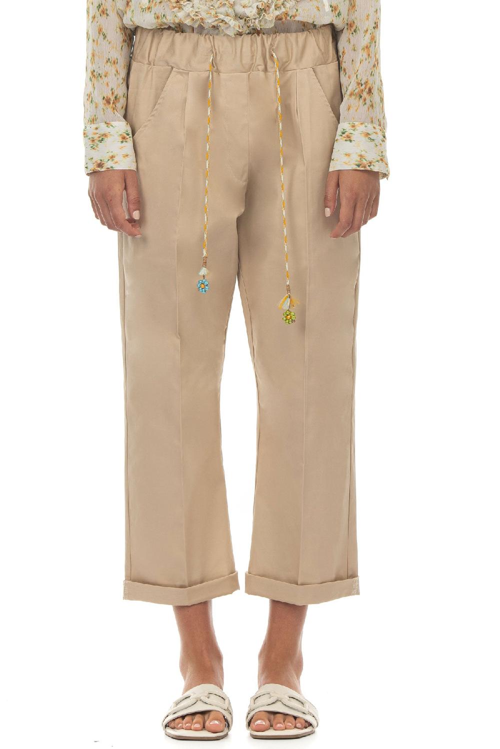 ROSÈ A POIS Mago di Oz Pantalone Sabbia