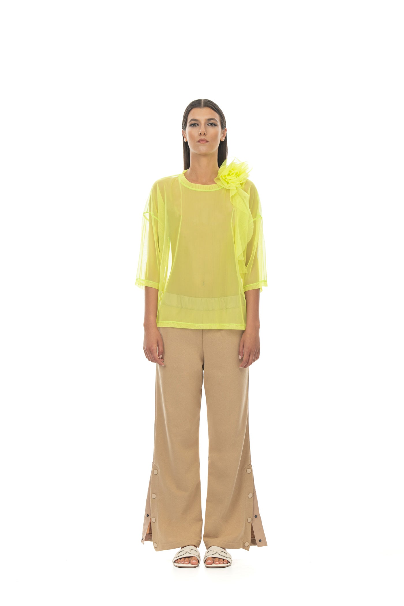 ROSÈ A POIS Pimpi T-shirt Lime Italy