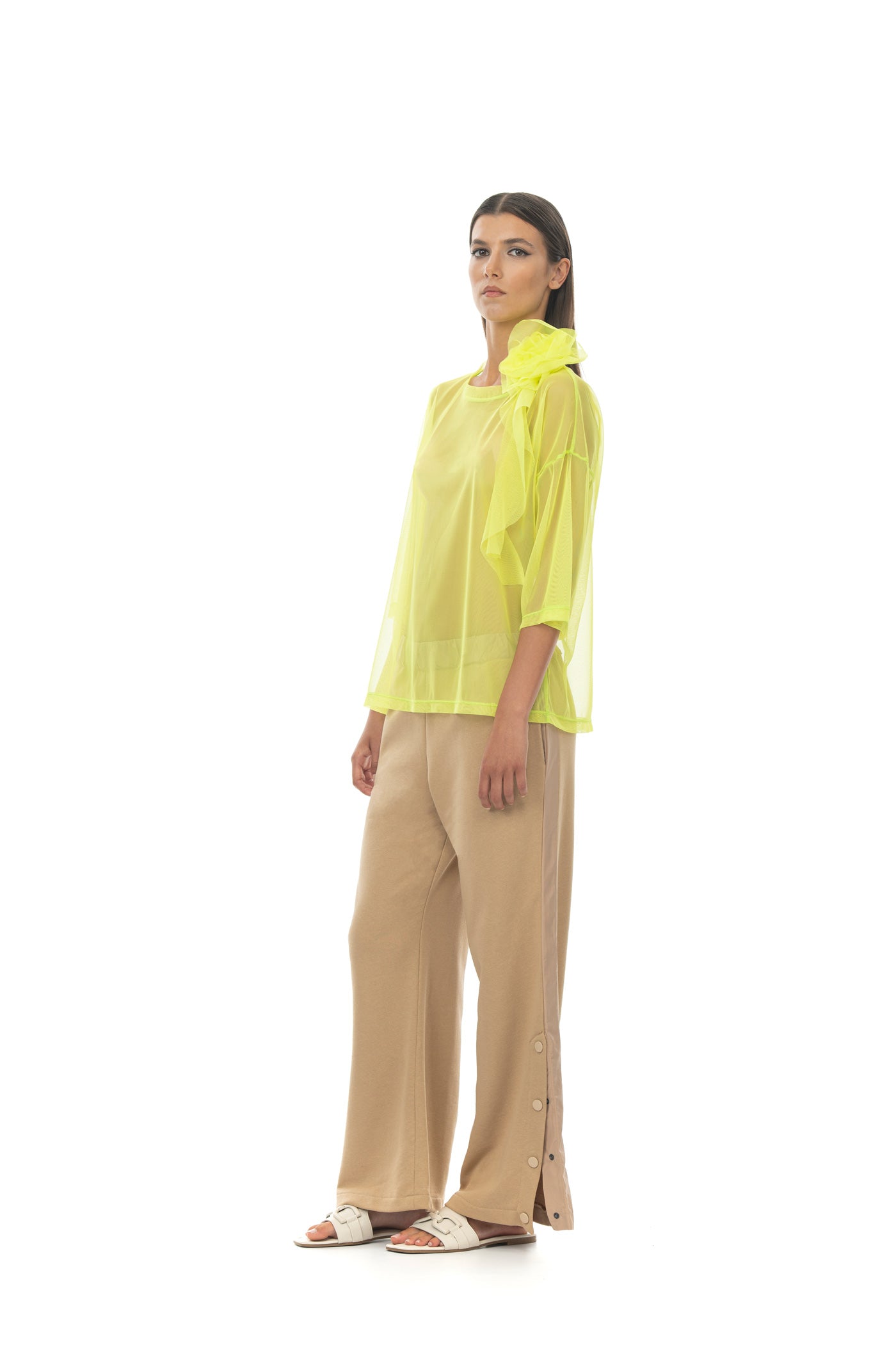 ROSÈ A POIS Pimpi T-shirt Lime Italy