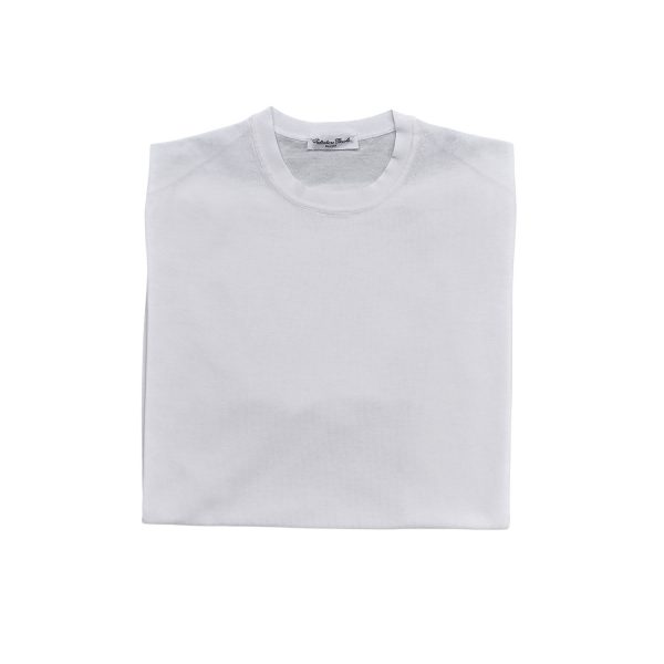 Salvatore Piccolo T-Shirt mezza manica crepe Vendita Economica
