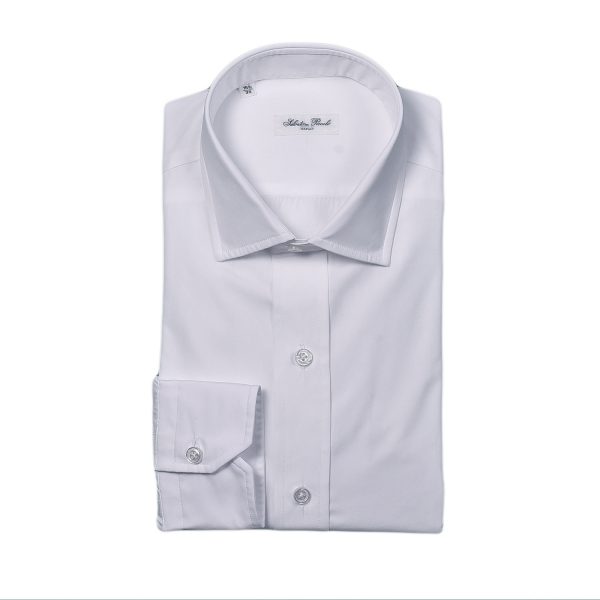 Salvatore Piccolo Camicia classica bianca In Vendita