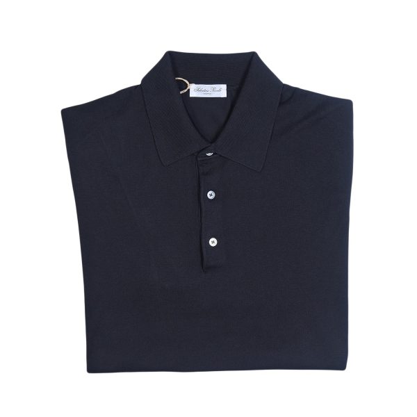 Salvatore Piccolo Polo mezza manica Crêpe Saldi Di Fabbrica
