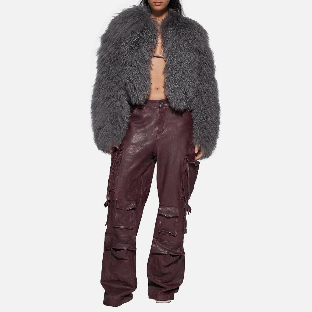 Salvatore Santoro GIACCA IN SHEARLING - GREY Consegna Veloce