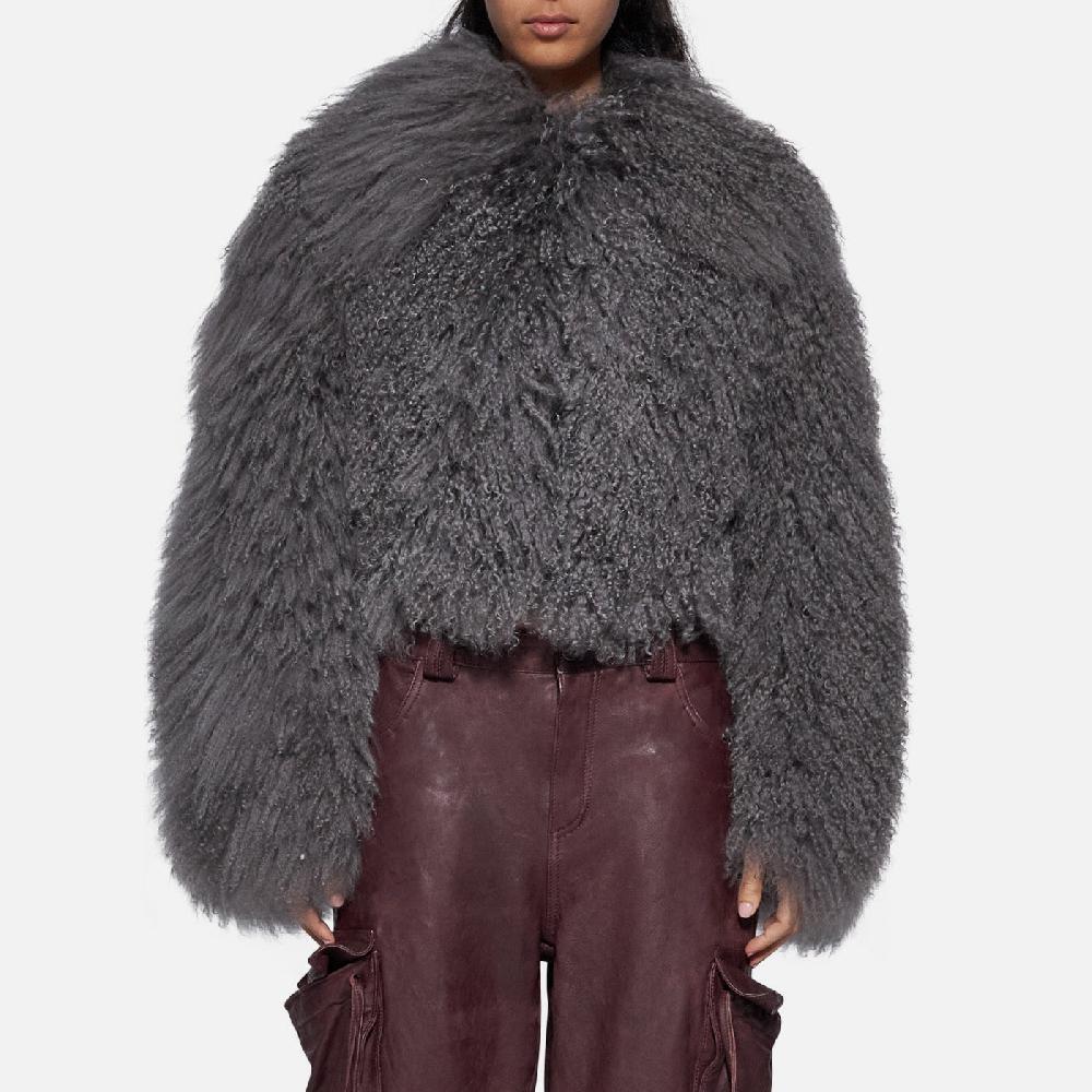 Salvatore Santoro GIACCA IN SHEARLING - GREY Consegna Veloce