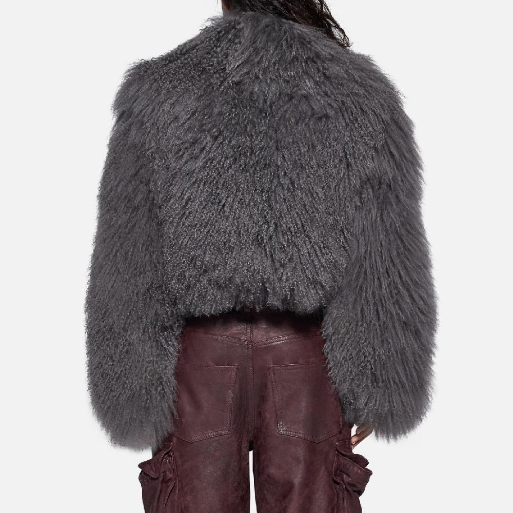 Salvatore Santoro GIACCA IN SHEARLING - GREY Consegna Veloce