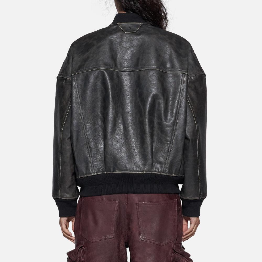 Salvatore Santoro BOMBER IN PELLE - BLACK Fino Al -60%