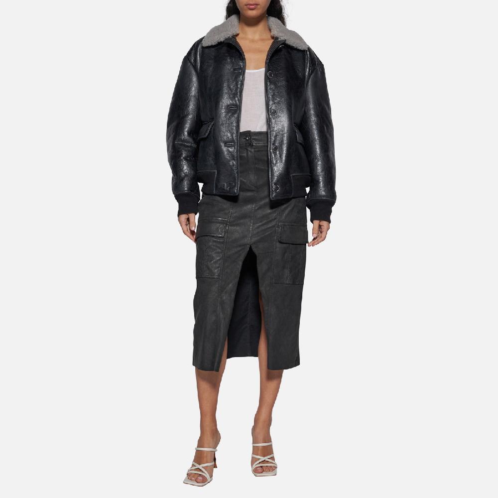 Salvatore Santoro GIACCA IN SHEARLING - BLACK Novità