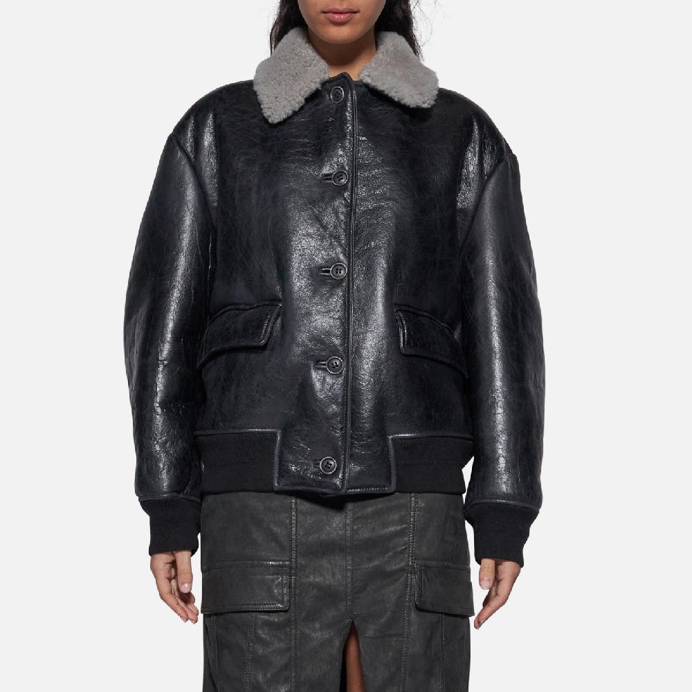 Salvatore Santoro GIACCA IN SHEARLING - BLACK Novità