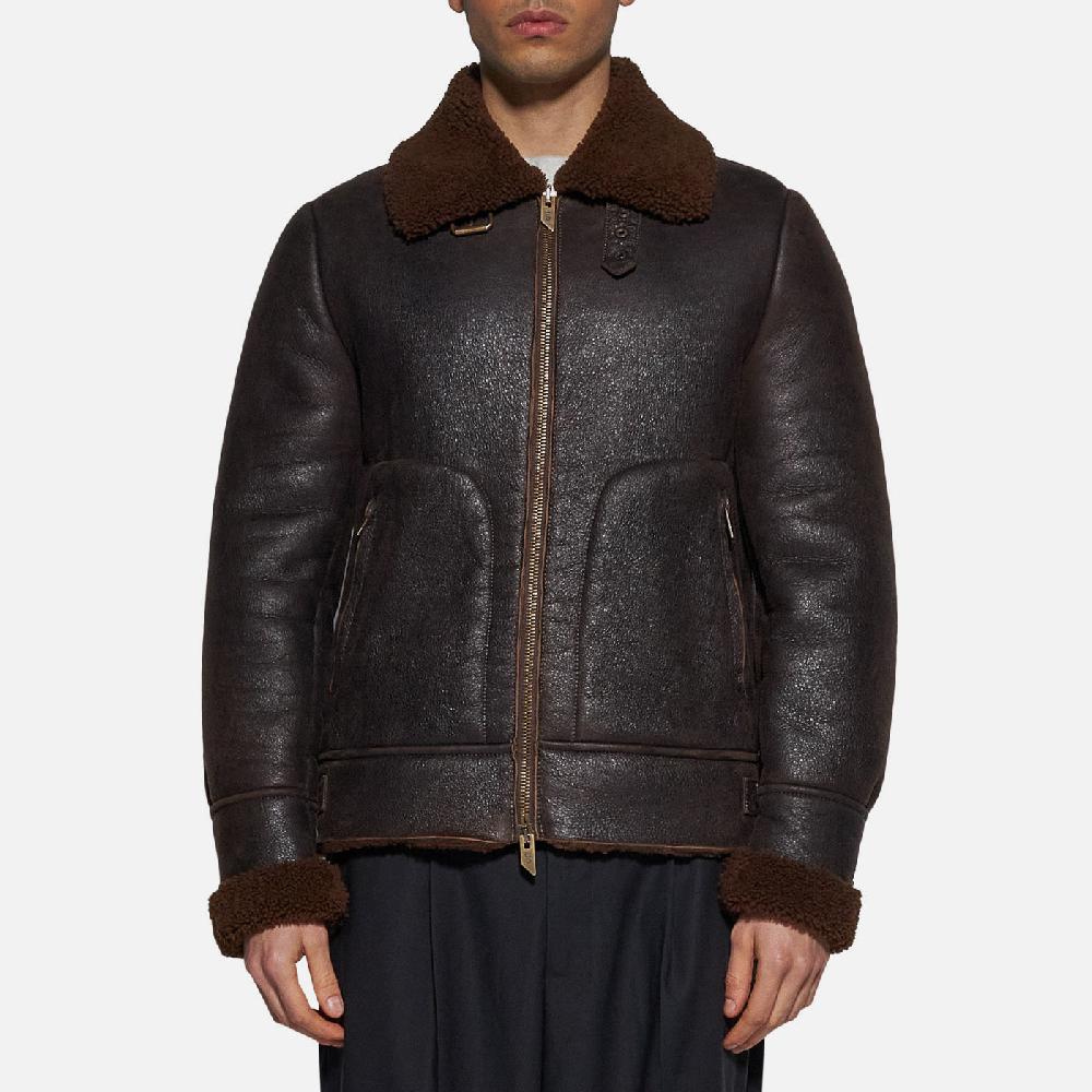 Salvatore Santoro GIACCA IN SHEARLING - BROWN Offerta