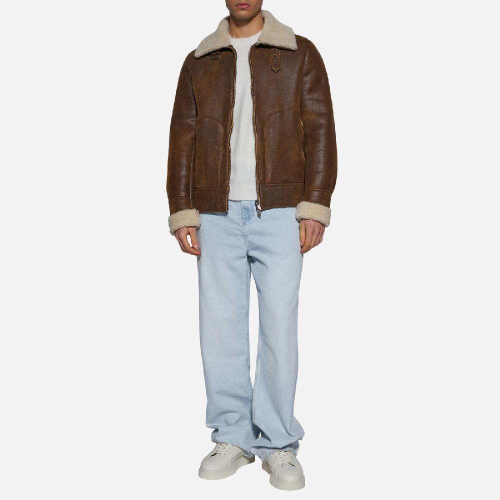 Salvatore Santoro GIACCA IN SHEARLING - CAMEL Economico