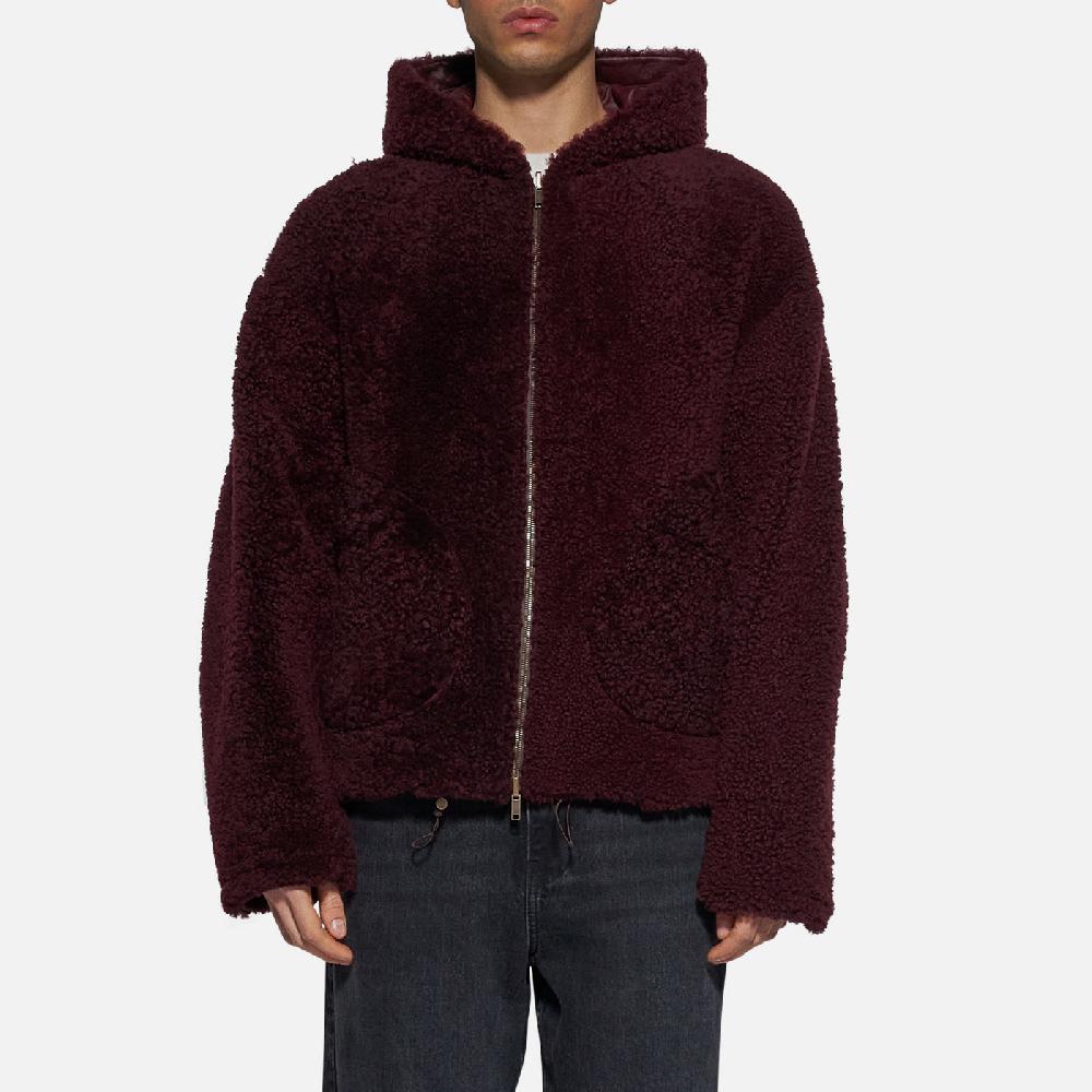 Salvatore Santoro GIACCA IN SHEARLING - BORDEAUX Outlet