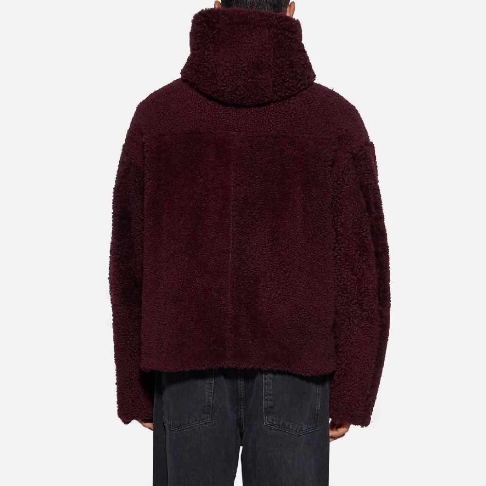 Salvatore Santoro GIACCA IN SHEARLING - BORDEAUX Outlet