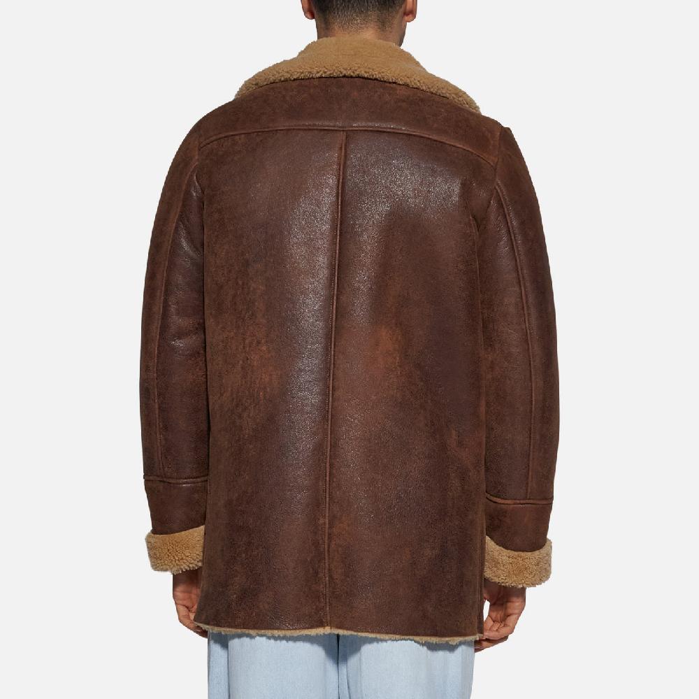 Salvatore Santoro GIACCA IN SHEARLING - RUST Hotsell