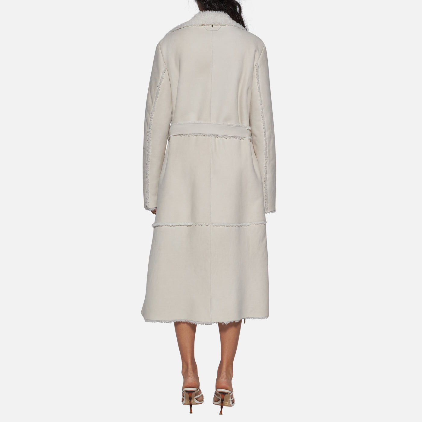 Salvatore Santoro CAPPOTTO IN SHEARLING - IVORY Nuova