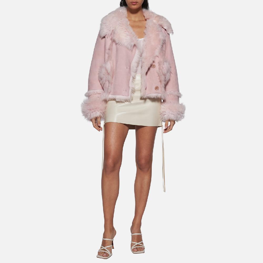 Salvatore Santoro GIACCA IN SHEARLING - ROSE Italia