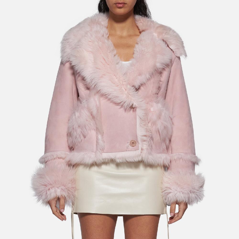 Salvatore Santoro GIACCA IN SHEARLING - ROSE Italia