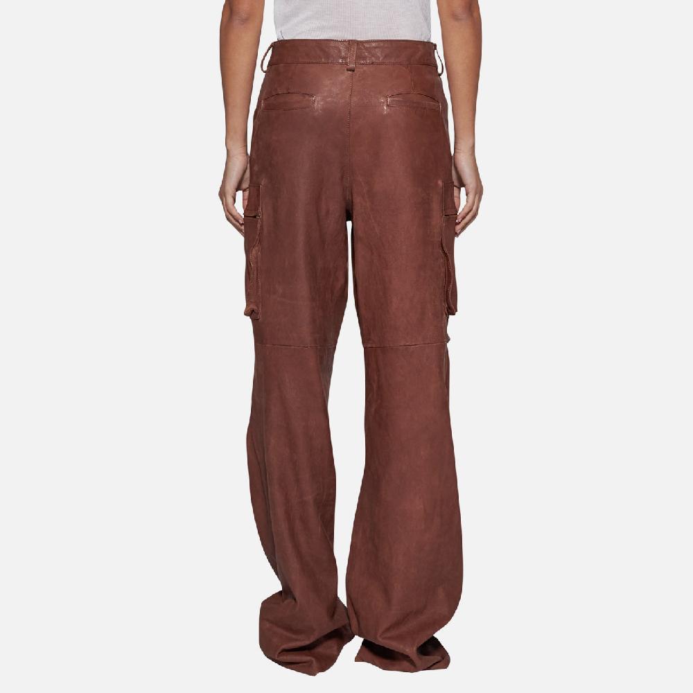 Salvatore Santoro PANTALONE IN PELLE - WOOD Spedizione Gratuita