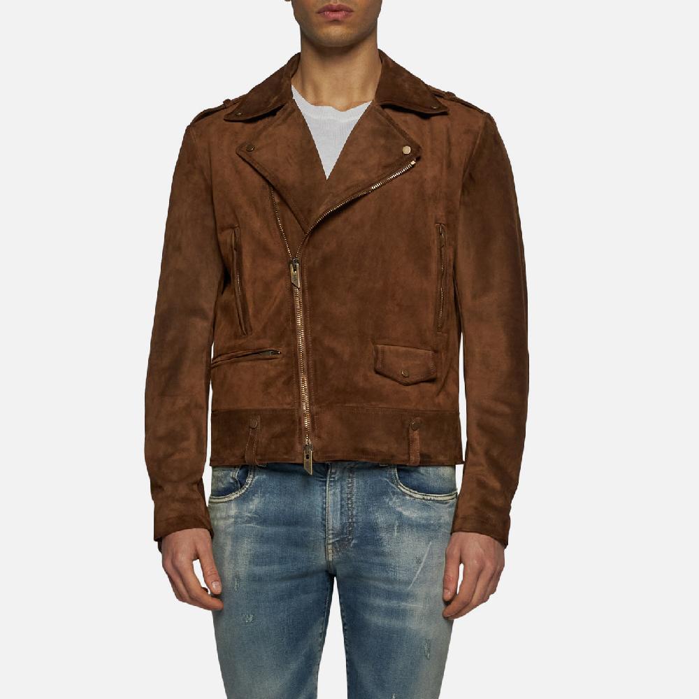 Salvatore Santoro BIKER IN CAMOSCIO - BROWN Soddisfazione Garantita