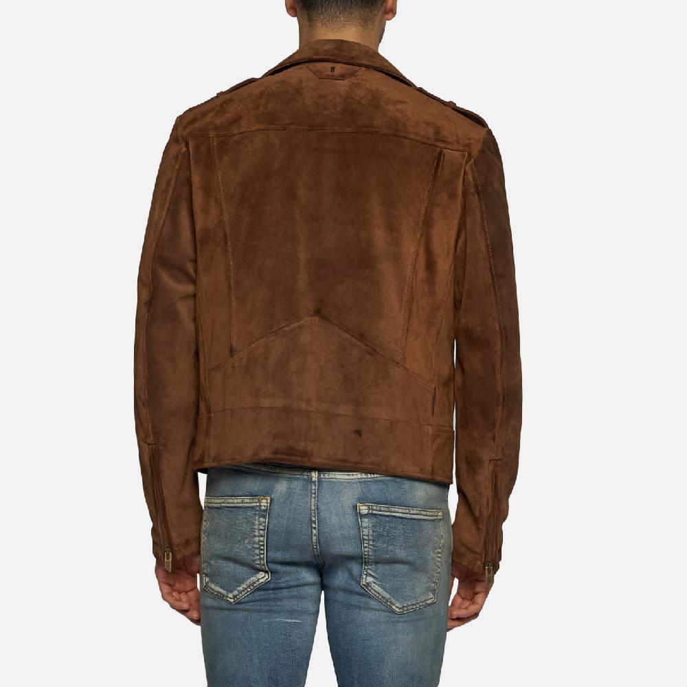 Salvatore Santoro BIKER IN CAMOSCIO - BROWN Soddisfazione Garantita