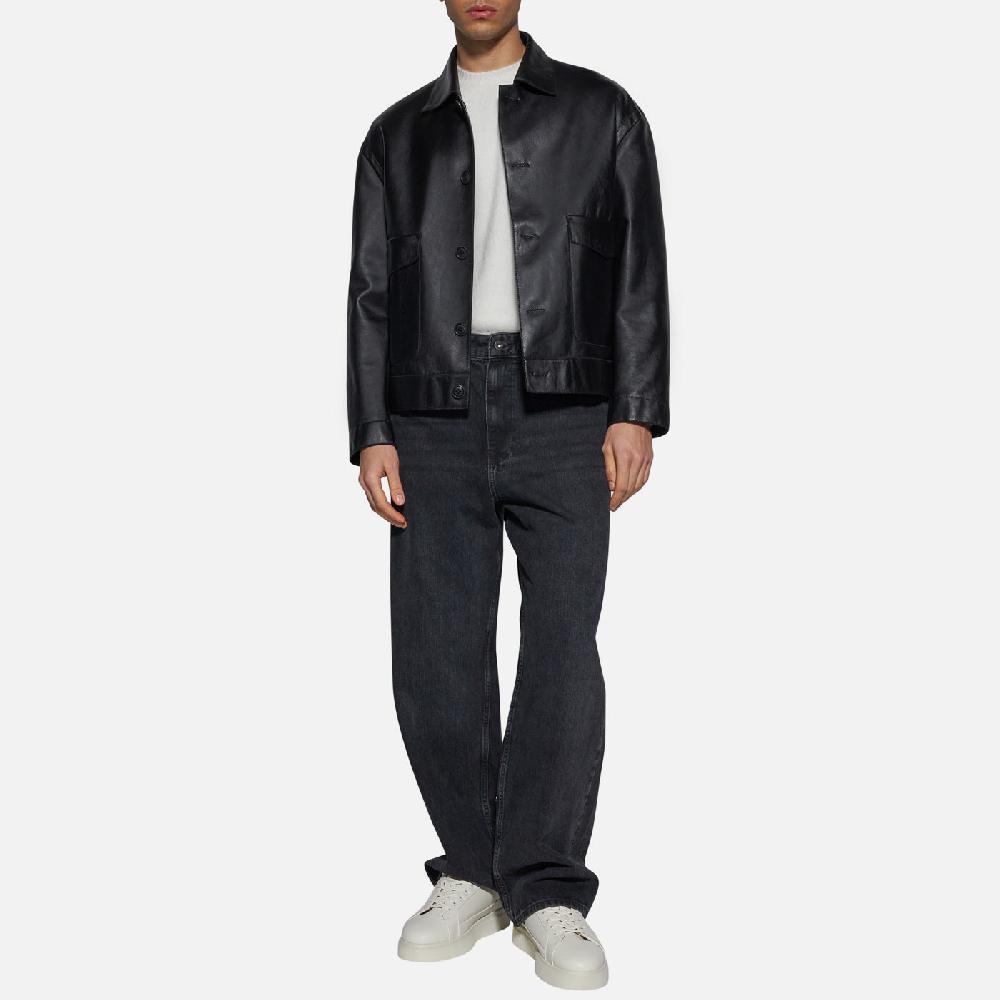 Salvatore Santoro GIACCA IN PELLE - BLACK Negozi Online