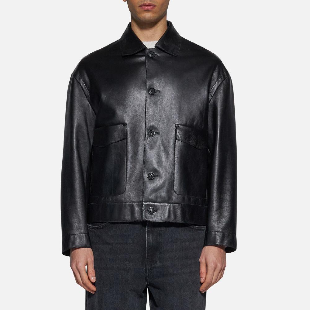Salvatore Santoro GIACCA IN PELLE - BLACK Negozi Online