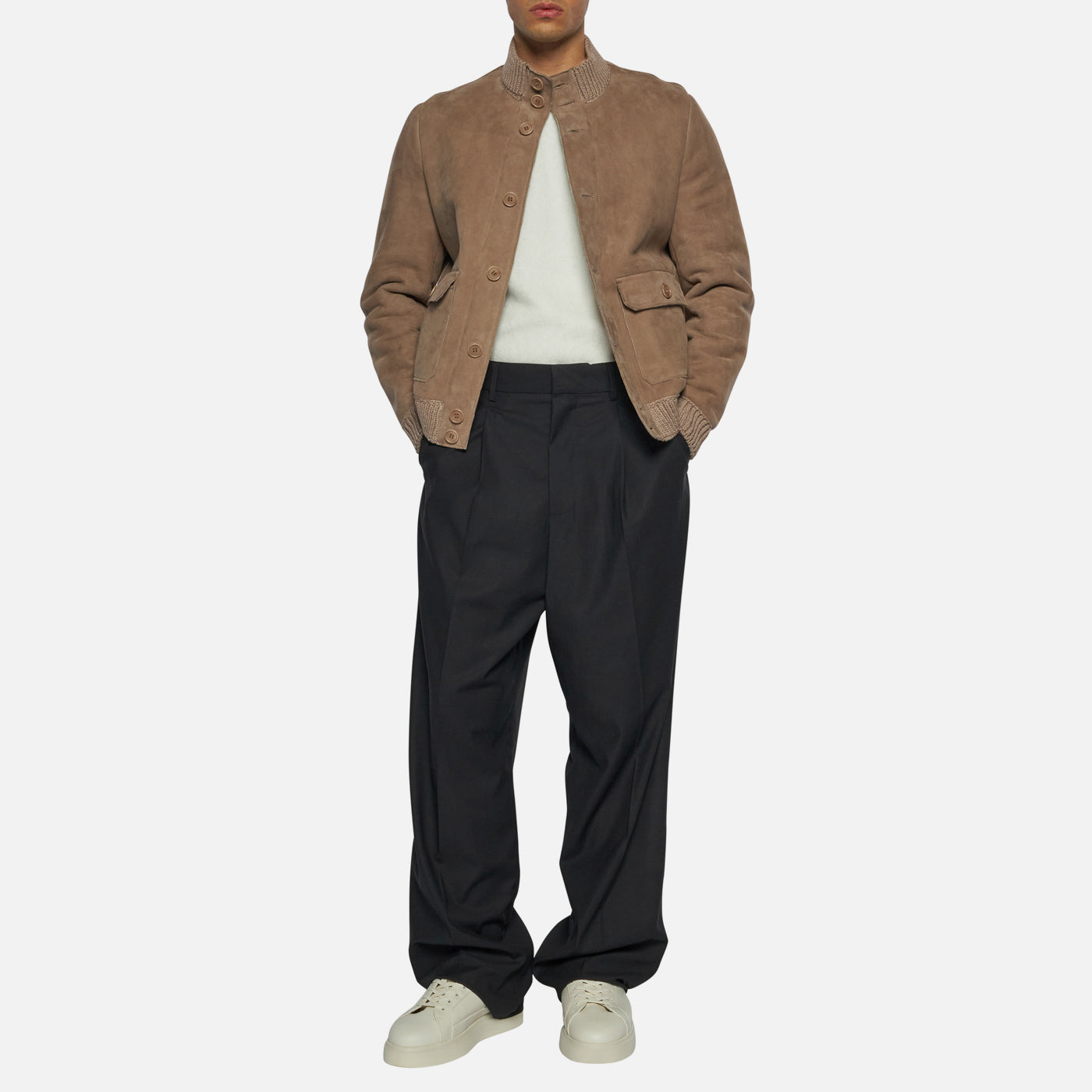 Salvatore Santoro GIACCA IN SHEARLING - SAND Promozione Limitata