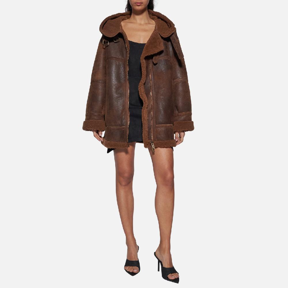 Salvatore Santoro GIACCA IN SHEARLING - TOBACCO Economico