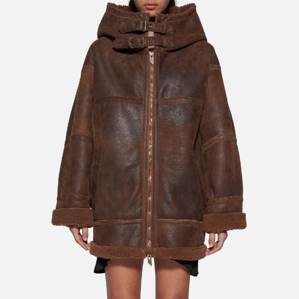 Salvatore Santoro GIACCA IN SHEARLING - TOBACCO Economico