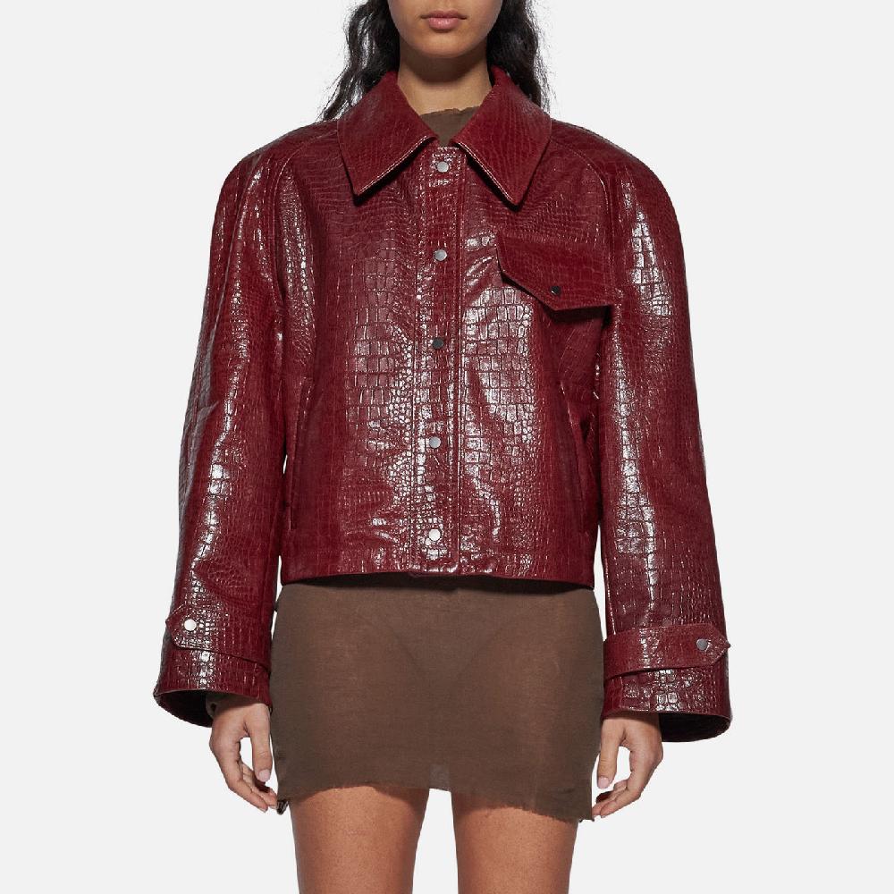 Salvatore Santoro GIACCA IN PELLE - BORDEAUX Online