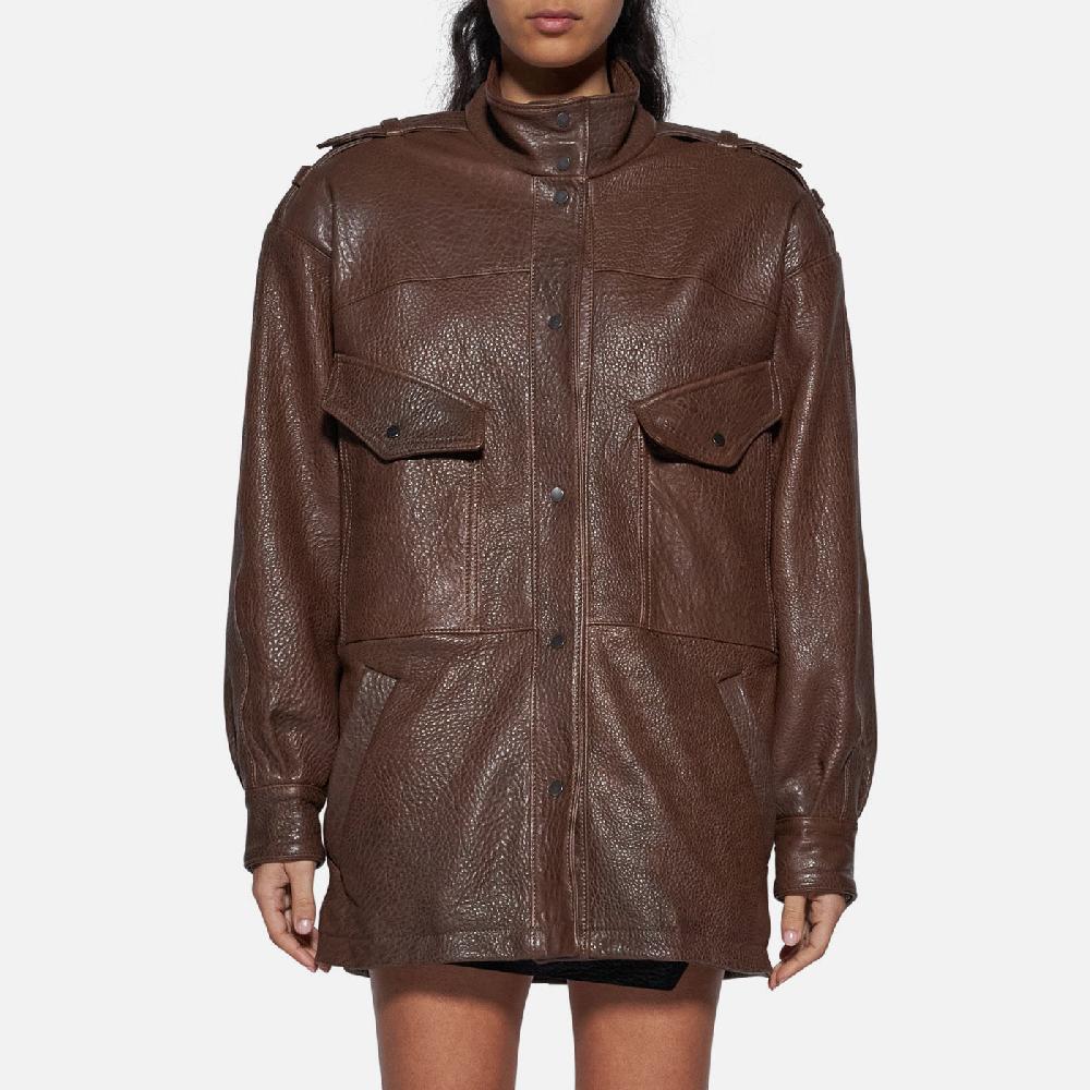 Salvatore Santoro GIACCA IN PELLE - BROWN In Vendita