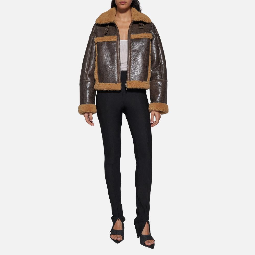 Salvatore Santoro GIACCA IN SHEARLING - BROWN Saldi