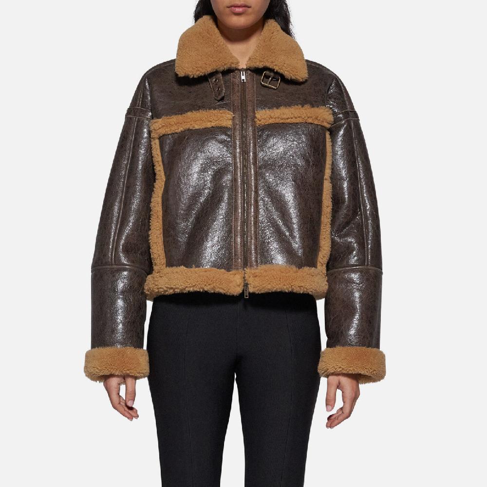 Salvatore Santoro GIACCA IN SHEARLING - BROWN Saldi