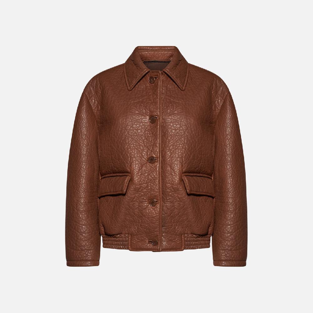Salvatore Santoro GIACCA IN PELLE - TOBACCO