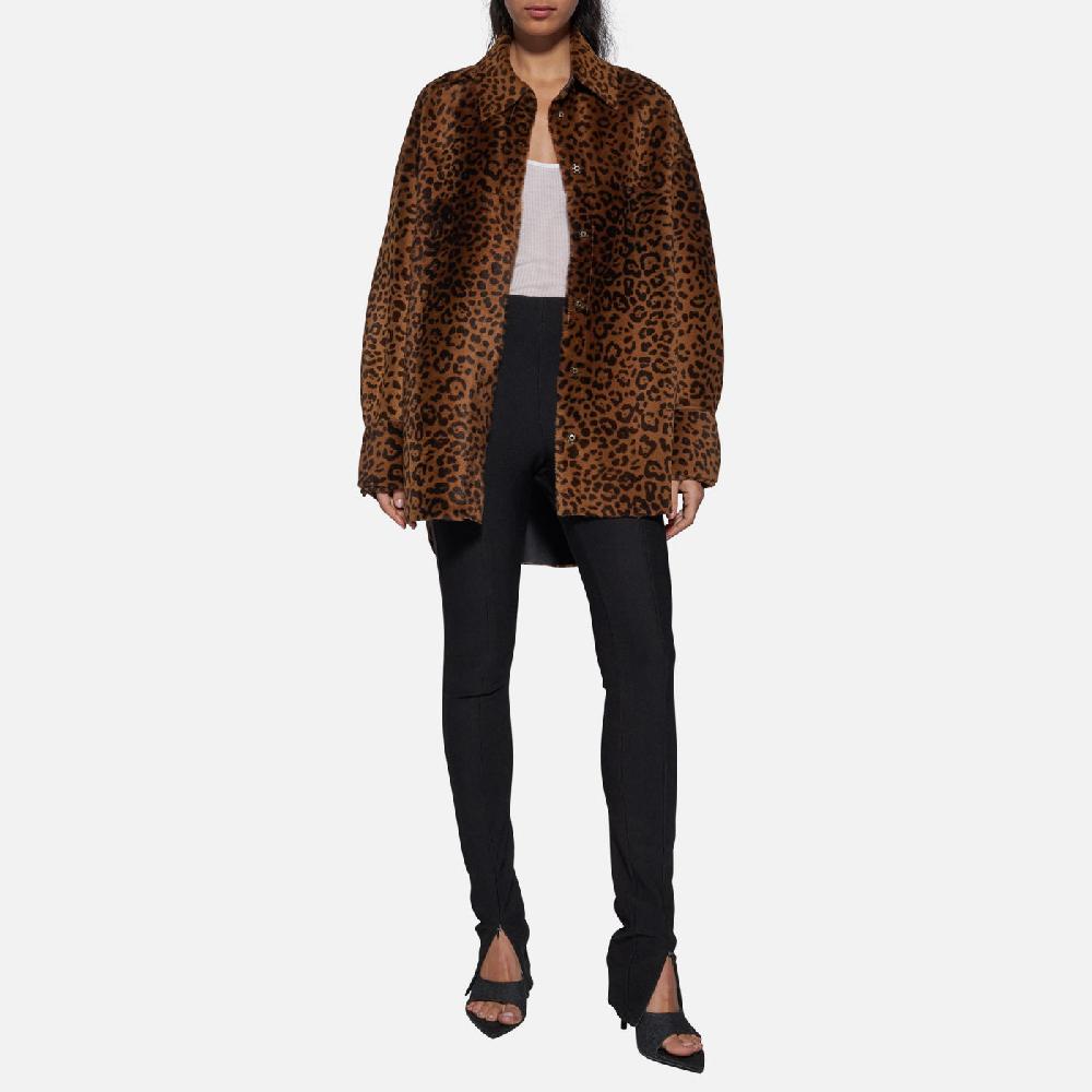 Salvatore Santoro CAMICA IN SHEARLING - BROWN Vendite Flash