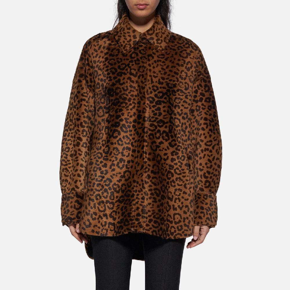 Salvatore Santoro CAMICA IN SHEARLING - BROWN Vendite Flash