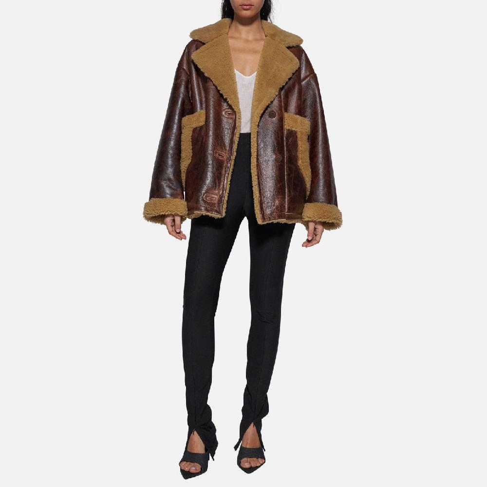 Salvatore Santoro GIACCA IN SHEARLING - WINE Negozio