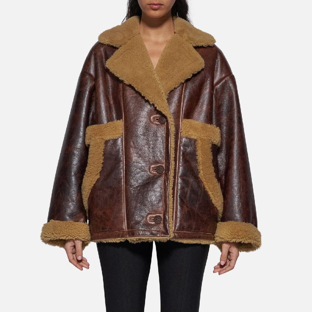 Salvatore Santoro GIACCA IN SHEARLING - WINE Negozio